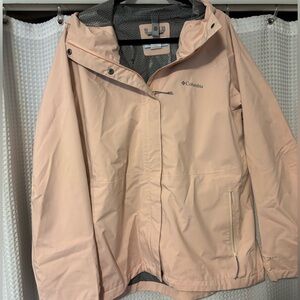 Columbia Women's Light Pink Hooded Ski Jacket
